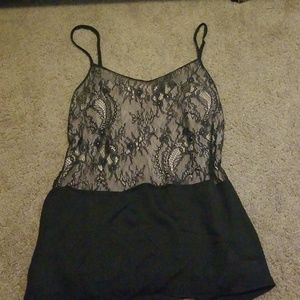 Ann taylor Loft opaque spaghetti strap blouse